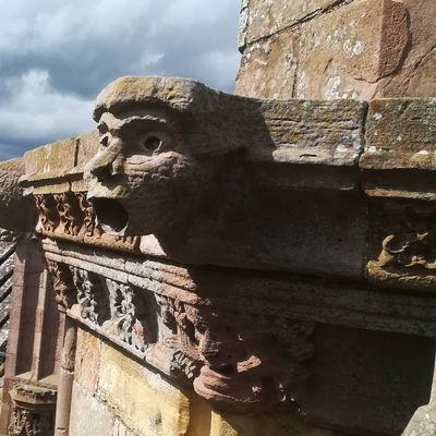 #melrose #melroseabbey #scottishborders #gargoyle