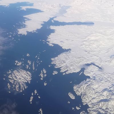 Glaciers and fjords in Greenland. Slartibartfast would be happy. #greenland #greatcircle